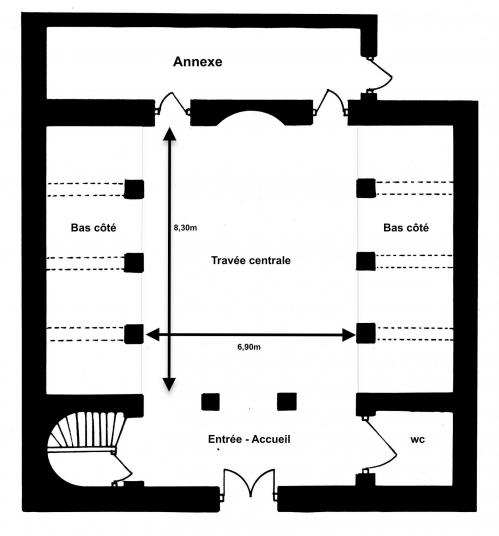 Plan temple